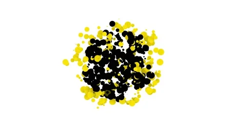 Black Atom icon isolated on white background. Symbol of science, education Stock Footage 153787206