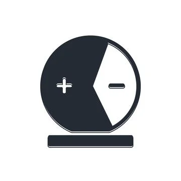 Black Atom icon isolated on white background. Symbol of science, education,.. Stock Illustration