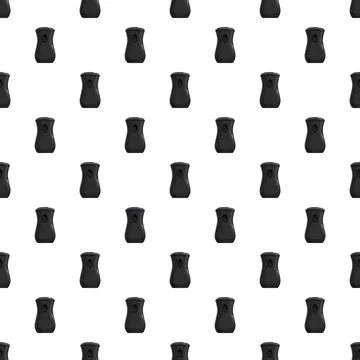 Black automatic scent dispenser repeating seamless pattern 스톡 일러스트