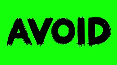 Black avoid text line boil effect animation Stock Footage 345441351