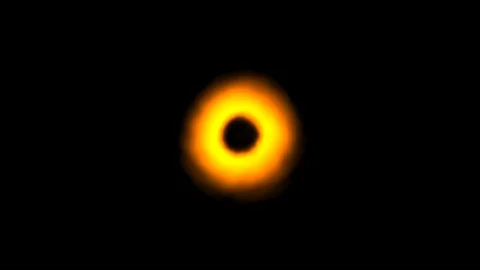 Black background and moving black hole Stock Footage 113388768