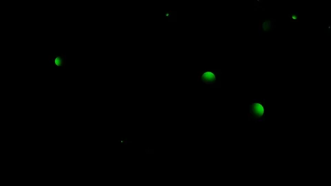 Black background and moving heart shape Stock Footage 106597159