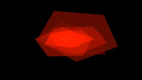 Black Background and Moving Pentagram Stock Footage 106738977