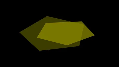 Black Background and Moving Pentagram Stock Footage 106739466