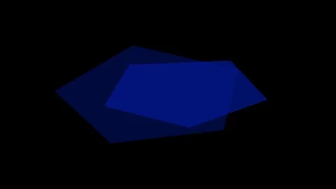 Black Background and Moving Pentagram Stock Footage 106739773