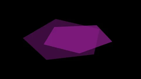 Black Background and Moving Pentagram Stock Footage 106739930