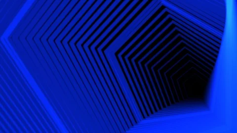 Black Background and Moving Pentagram Stock Footage 107117728