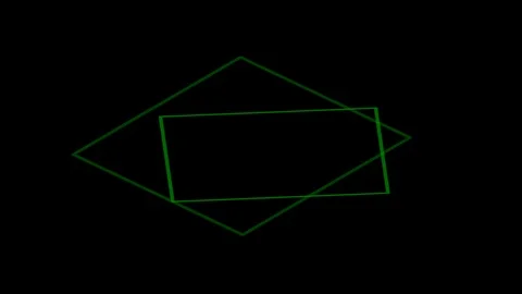 Black Background and Moving Rectangle Stock Footage 103237732