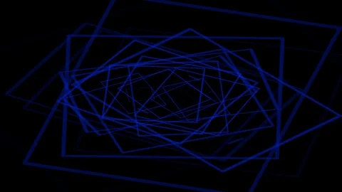 Black Background and Moving Rectangle Video stock 103441232