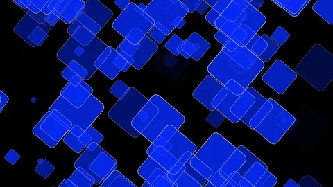 Black Background and Moving Rectangle Stock Footage 112933553