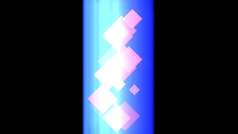 Black Background and Moving Rectangle Stock Footage 113035519