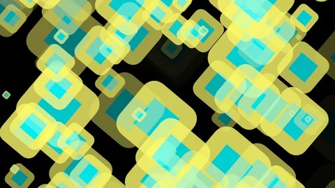 Black Background and Moving Rectangle Video stock 113442818