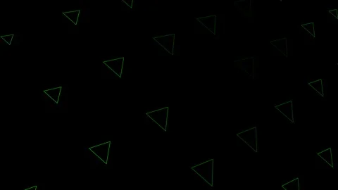 Black background and multiple moving triangles Stock Footage 103292884