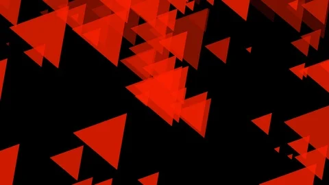 Black background and multiple moving triangles Stock Footage 112361847