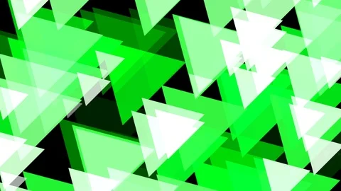 Black background and multiple moving triangles Stock Footage 113276034