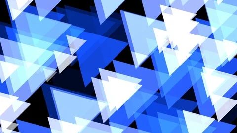 Black background and multiple moving triangles Stock Footage 113278710