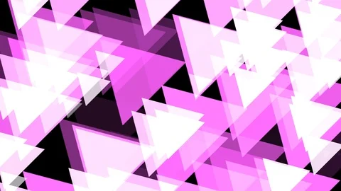 Black background and multiple moving triangles Stock Footage 113280836