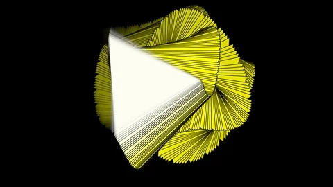 Black background and multiple moving triangles Stock Footage 115688176