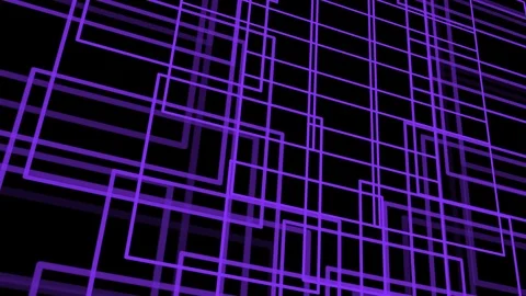 Black background and square transform motion Stock Footage 103401624