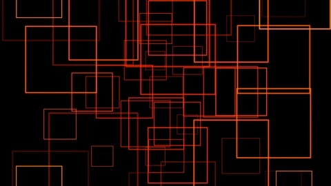 Black background and square transform motion Stock Footage 103639603