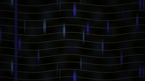 Black background with blue and white lines. Stock Footage 335505185