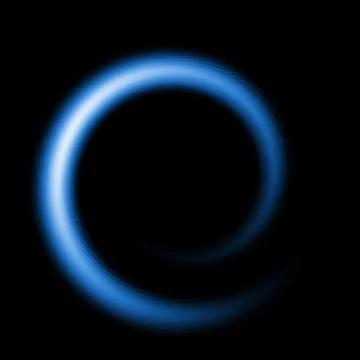 A black background with a blue curve Stock Illustration