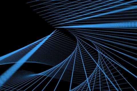 Black background with blue grid Fotos de archivo
