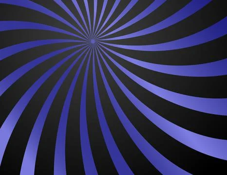 Black background with blue shapes Stock Illustration