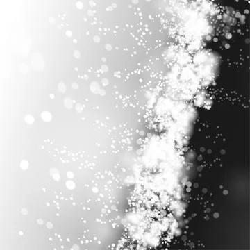 Black background with blurred light spot Stock Illustration