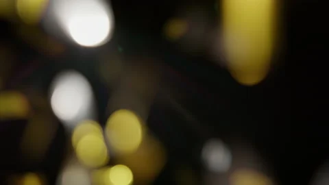 Black Background With Blurry Confetti Stock Footage 233460851