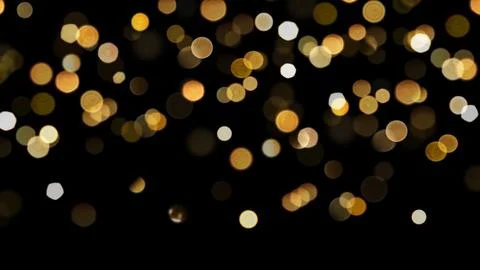 Black background with blurry lights Stock Illustration