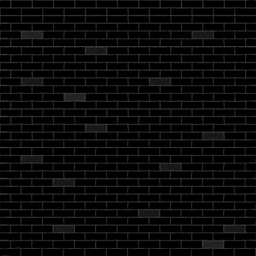 Black background with bricks. Vector illustration. Illustrazione stock