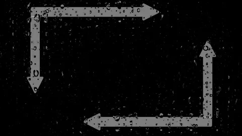 Black background with copy space frame for text Stock Footage 128976232