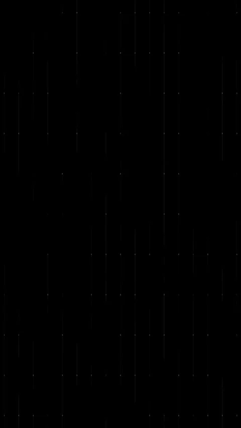 Black background with dense grid of tiny white dots and vertical lines. Fut.. Stock Footage 345964788