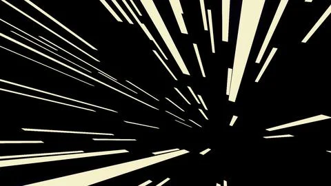 Black background. Design. Bright lines with lanterns and orange shades in them 스톡 일러스트