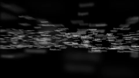 Black background with different words, which deal with business. Close up. Copy Stock Footage 105194461