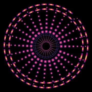 Black background dot line vector art 스톡 일러스트