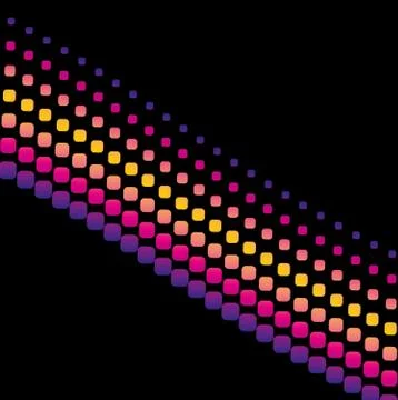 Black background dot line vector art イラスト素材