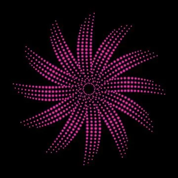 Black background dot line vector art Illustrazione stock