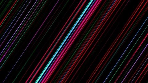 Black background with dynamic color lines  4K Stockbeeldmateriaal 269329118