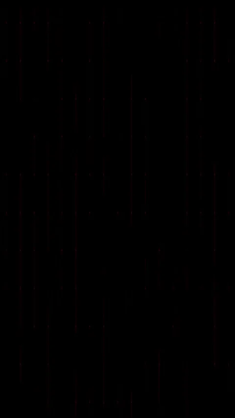 Black background featuring sparse grid of glowing red dots with vertical li.. Stock Footage 345964791