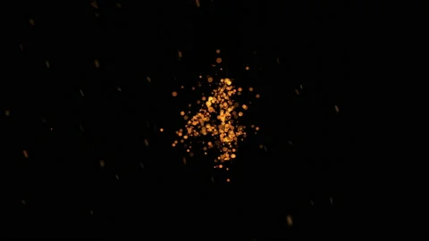 Black background with final countdown illuminated numbers. Stock Footage 152767677