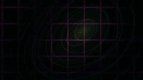 Black background with green circle target. Stock Footage 339992395