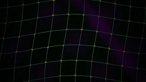 Black background with green grid lines. Stock Footage 339992642