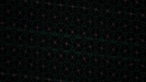 Black background with green lines and red dots. Stock Footage 334662807