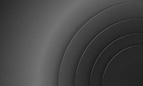 Black background with grey shapes Stock Illustration