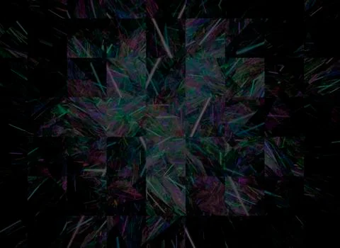 Black background. Stock Illustration