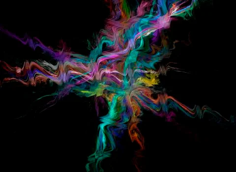 Black background. Stock Illustration