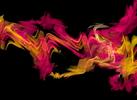 Black background. Stock Illustration