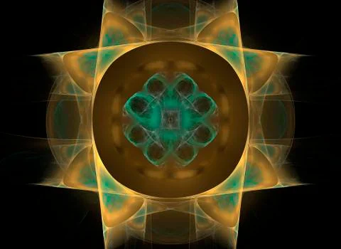 Black background. Stock Illustration